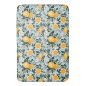 Tapis De Bain Citrons floraux rétro (devant Vertical)