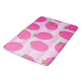 Tapis De Bain Citrons roses Lemonade Fruit d'été Fruit brillant  (Angle)