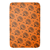 Tapis De Bain Citrouille, chauves-souris et étoiles (devant Vertical)