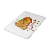 Tapis De Bain Citrouille d'automne (Angle)