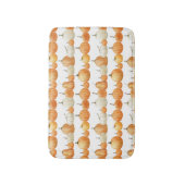 Tapis De Bain Citrouille d'automne : Motif d'illustration aquare (Devant (Vertical))