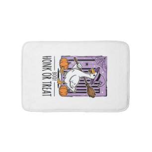 Tapis De Bain Citrouille d'Halloween Coin-coin ou Canard Sorcier