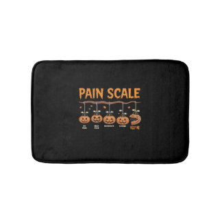 Tapis De Bain Citrouille éffrayant Échelle de douleur Trauma Nur