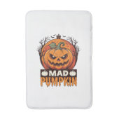 Tapis De Bain Citrouille Folle Halloween Dessin de Gravure Vinta (Devant (Vertical))