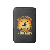 Tapis De Bain Citrouille la plus cool d'Halloween dans le patch (Devant (Vertical))