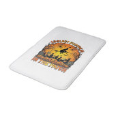 Tapis De Bain Citrouille la plus cool Patch Halloween Sorcière A (Angle)