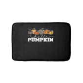 Tapis De Bain Citrouille Leopard Automne Femmes Mignonne Automne (Devant)