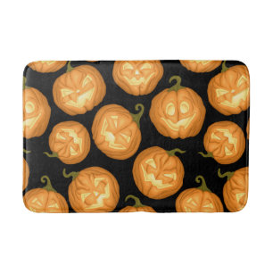 Tapis De Bain Citrouilles d'Halloween