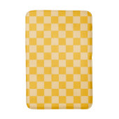 Tapis De Bain Citrus cream checkered board pattern (Devant (Vertical))