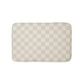 Tapis De Bain Clair Brown et blanc cassé (Devant)