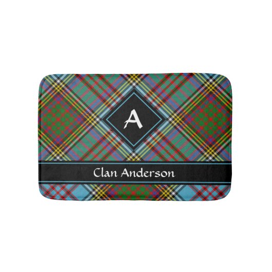 Tapis De Bain Clan Anderson Tartan (Devant)