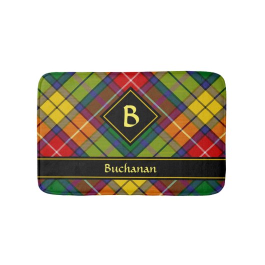 Tapis De Bain Clan Buchanan Tartan (Devant)