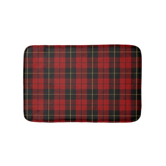 Tapis De Bain Clan écossais Wallace Tartan Plaid (Devant)