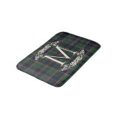 Tapis De Bain Classic Dark Blue Red Green Plaid Pattern (Angle)