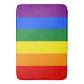 Tapis De Bain Classic LGBTQ Rainbow Pride drapeau (devant Vertical)