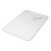 Tapis de bain classique de monogramme - choix des (Angle)