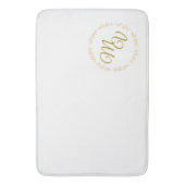 Tapis de bain classique de monogramme - choix des (devant Vertical)