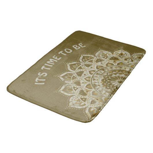 Tapis De Bain Classique Mandala Inde Style 4 (Angle)