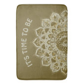 Tapis De Bain Classique Mandala Inde Style 4 (devant Vertical)