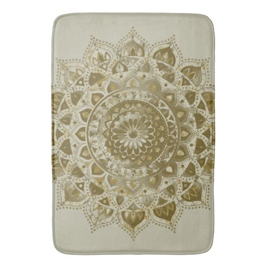 Tapis De Bain Classique Mandala Inde Style 4 (devant Vertical)