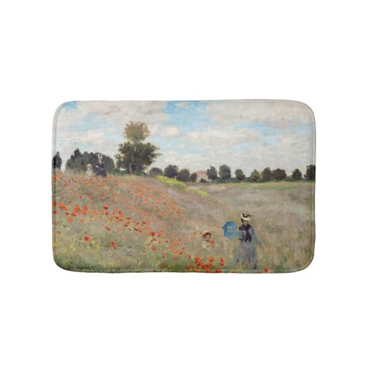 Tapis De Bain Claude Monet - Champ de pavot (Devant)