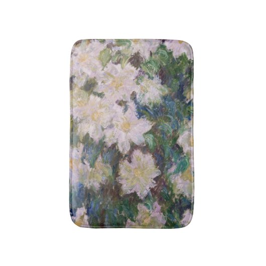Tapis De Bain Claude Monet - Clematis blanc (Devant (Vertical))