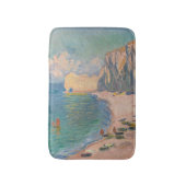 Tapis De Bain Claude Monet - Etretat : Plage et Falaise d'Amont (Devant (Vertical))