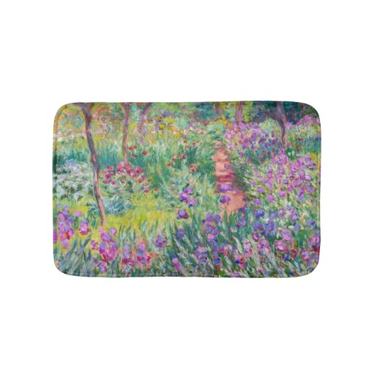 Tapis De Bain Claude Monet - Le jardin d'Iris à Giverny (Devant)