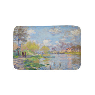 Tapis De Bain Claude Monet - Le Printemps au bord de la Seine