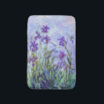 Tapis De Bain Claude Monet - Lilac Irises / Iris Mauves<br><div class="desc">Lilac Irises / Iris Mauves - Claude Monet,  1914-1917</div>