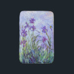 Tapis De Bain Claude Monet - Lilac Irises / Iris Mauves<br><div class="desc">Lilac Irises / Iris Mauves - Claude Monet,  1914-1917</div>