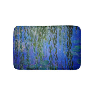 Tapis De Bain Claude Monet - Lys d'eau avec saule plumant