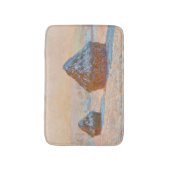 Tapis De Bain Claude Monet - Piles à roues, Effet neige, Matin (Devant (Vertical))