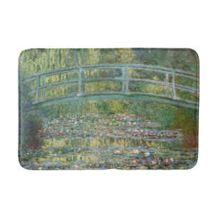 Tapis De Bain Claude Monet Pont Japonais Nymphéa Art