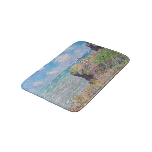 Tapis De Bain Claude Monet - Promenade Cliff à Pourville (Angle)