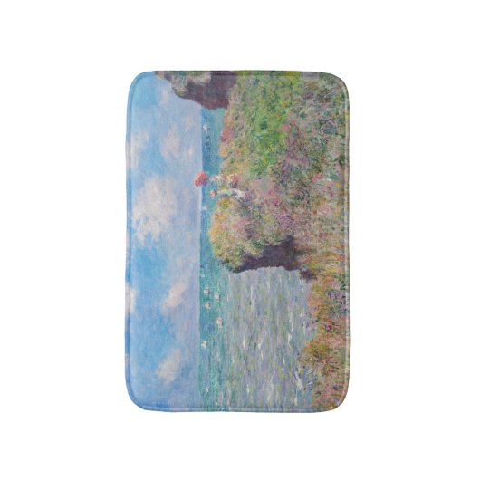 Tapis De Bain Claude Monet - Promenade Cliff à Pourville (Devant (Vertical))