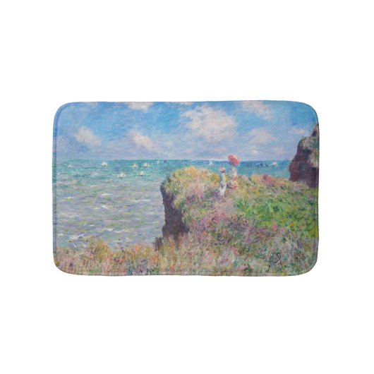 Tapis De Bain Claude Monet - Promenade Cliff à Pourville (Devant)
