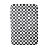 Tapis De Bain Clavier Classique Noir Et Blanc (Devant (Vertical))