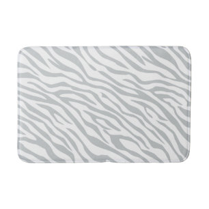 Tapis De Bain Clic magique de rayures de zèbre pour customiser