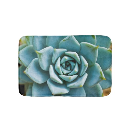 Tapis De Bain Closeup Succulent (Devant)