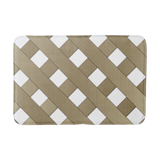 Tapis De Bain Clôture du treillis par Shirley Taylor (Devant)