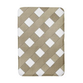 Tapis De Bain Clôture du treillis par Shirley Taylor (Devant (Vertical))