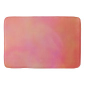 Tapis De Bain Cloud à marbre rose et orange abstrait (Devant)