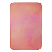 Tapis De Bain Cloud à marbre rose et orange abstrait (devant Vertical)