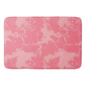 Tapis De Bain Cloud marbré rose abstrait (Devant)
