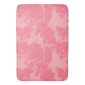 Tapis De Bain Cloud marbré rose abstrait (devant Vertical)