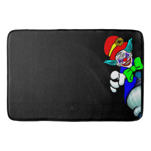 Tapis De Bain Clown effrayant