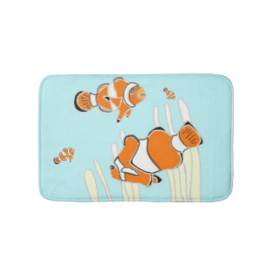 Tapis De Bain Clown Fish Bath Mat version 2