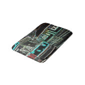 Tapis De Bain CLRV Neon à sten Petit Mat Bain (Angle)