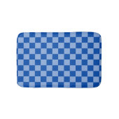 Tapis De Bain Cobalt Blue Checkerboard (Devant)